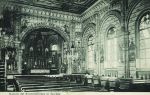 Wnętrze kaplicy, pocztówka z 1918 r.